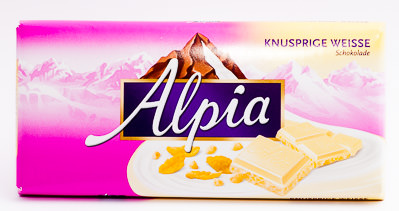Alpia Knusprige Weisse Schokolade