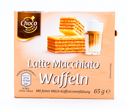 Choco Bistro Latte Macchiato Waffeln