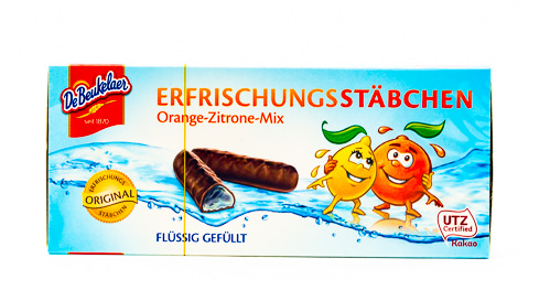De Beukelaer Erfrischungsstäbchen Orange-Zitrone-Mix