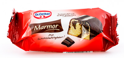 Dr. Oetker Marmor mit Schokoladenglasur