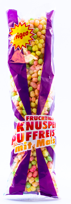 Fruchtiger Knusperpuffreis mit Mais