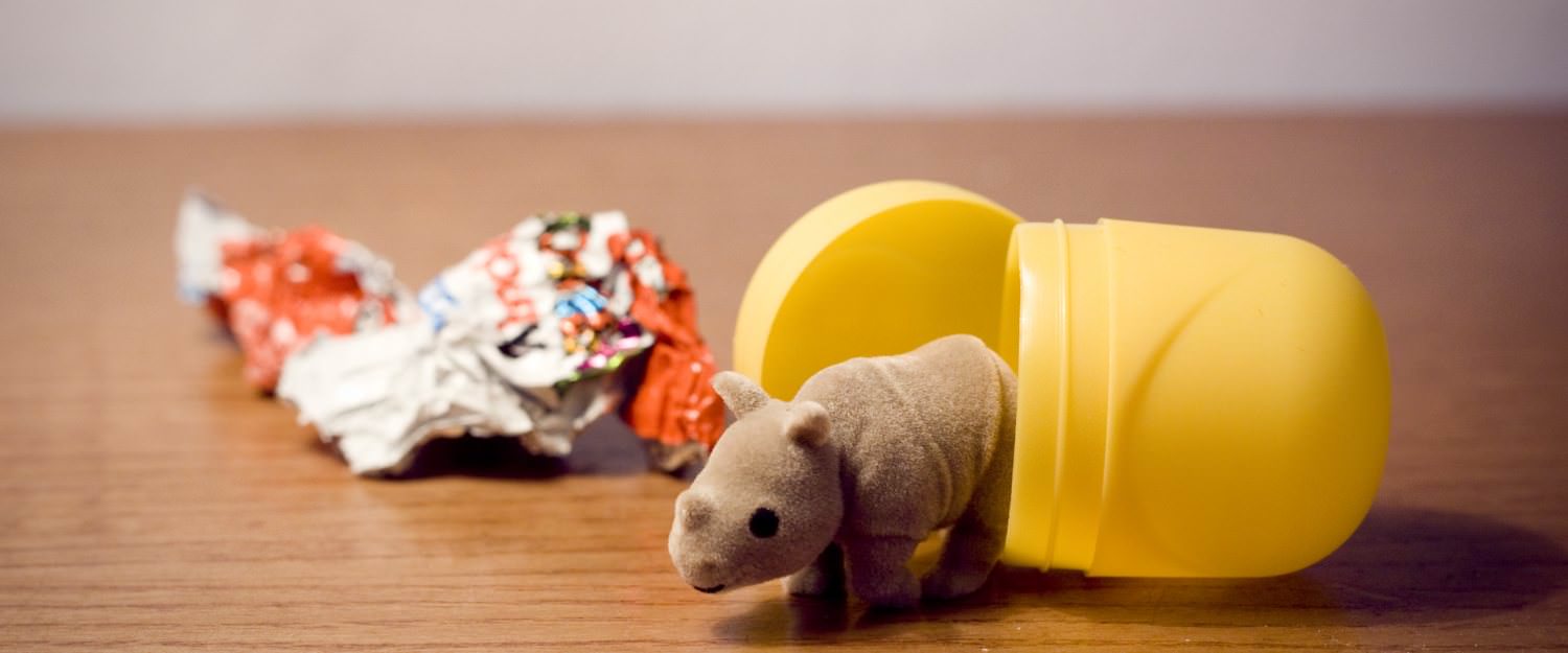 Kinder egg with toy