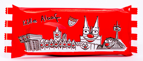 Kölle Alaaf puffed rice chocolate bar