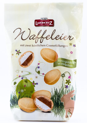 Lambertz Waffeleier mit zwei köstlichen Cremefüllungen