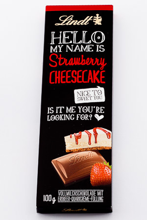 Lindt Hello My Name Is Strawberry Cheesecake