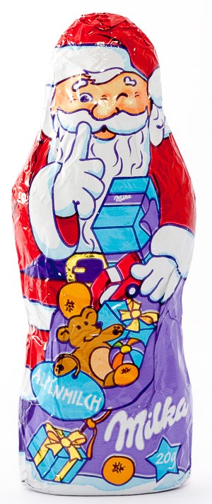Milka Alpenmilch Santa Claus
