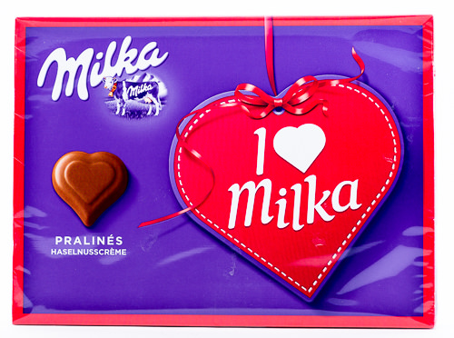 I Love Milka Pralinés Haselnusscrème
