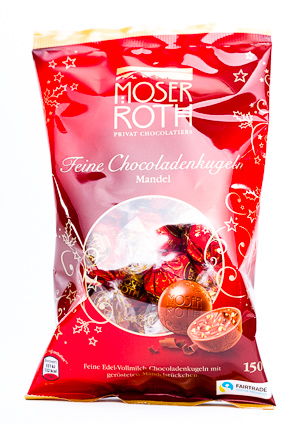 Feine Chocoladenkugeln Mandel