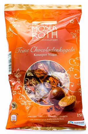 Feine Chocoladenkugeln Nugat