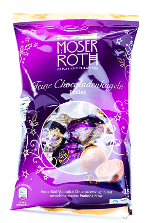 Feine Chocoladenkugeln Praliné