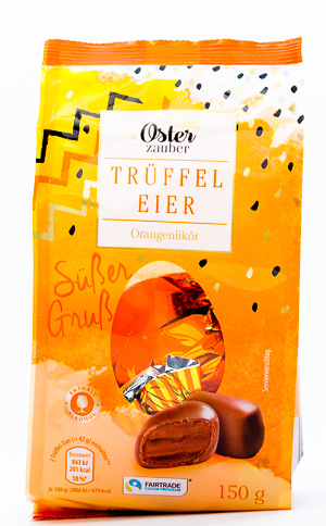 Osterzauber Trüffel Eier Orangenlikör