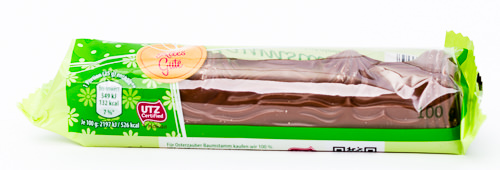 Edelnugat und Edelmarzipan Baumstamm