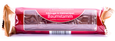 Wintertraum Edelnugat & Edelmarzipan Baumstamm