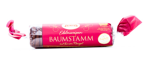 Zentis Edelmarzipan Baumstamm mit feinem Nougat
